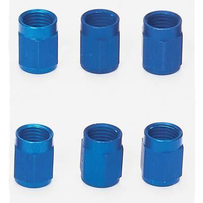 Aeroquip fbm3554 fitting tube nut -3 an aluminum blue set of 6