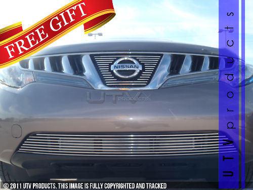 2008 2009 2010 nissan murano upper & bumper 2pc chrome billet grille kit 08 09 