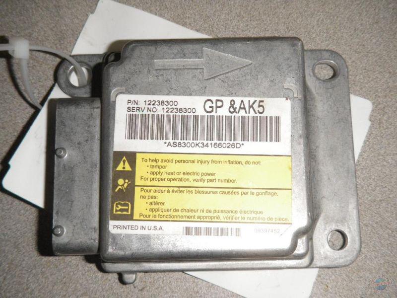 Air bag bcm/ecu grand prix 821328 05 airbag ecu gd bags 12238300