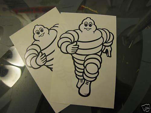 Michelin man motogp style fender decals +free shipping!