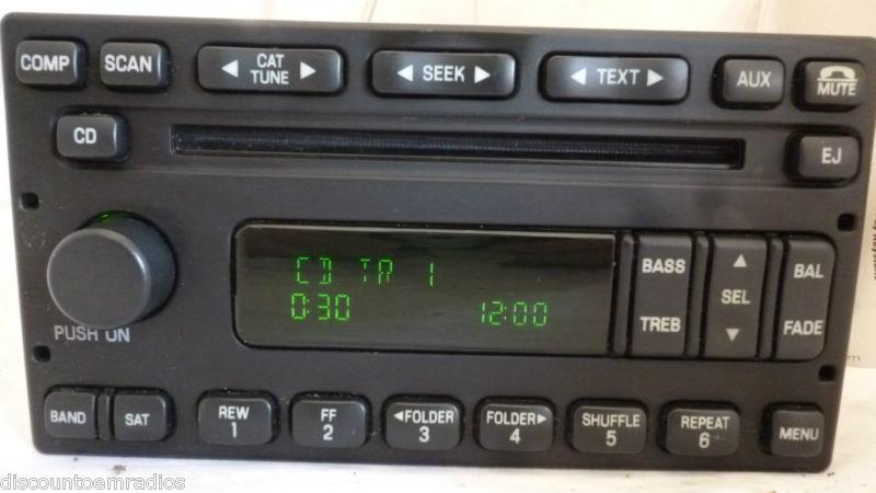 05-07 ford escape mariner van radio cd player 6l8t-18c869-ac  b