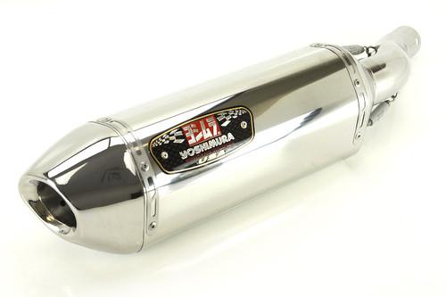 09-12 zx600 zx-6r yoshimura r-77 slip-on muffler - stainless steel 1464206