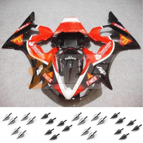 Free bolt kit! body frame fairing kit bodywork for yamaha yzf 600 r6 2003 an