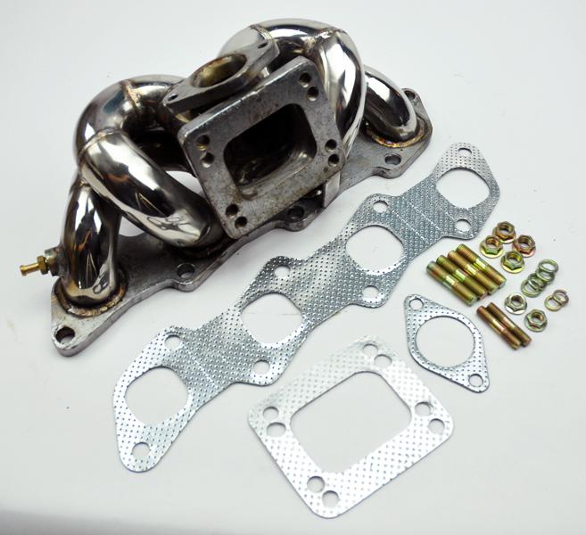 Nissan 240sx s13 s14 91-98 2.4l ka24de top mount stainless steel turbo manifold