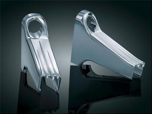 Kuryakyn chrome passenger board mount accents 93-09