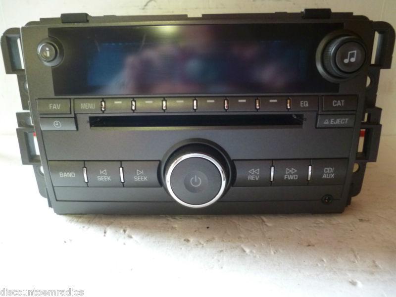 06-09 buick lucerne am fm radio cd player 25776333 oem *