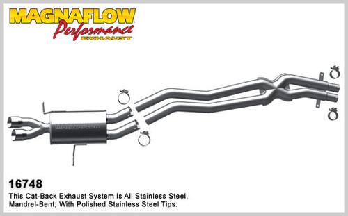 Magnaflow 16748 bmw 325ci stainless cat-back system performance exhaust