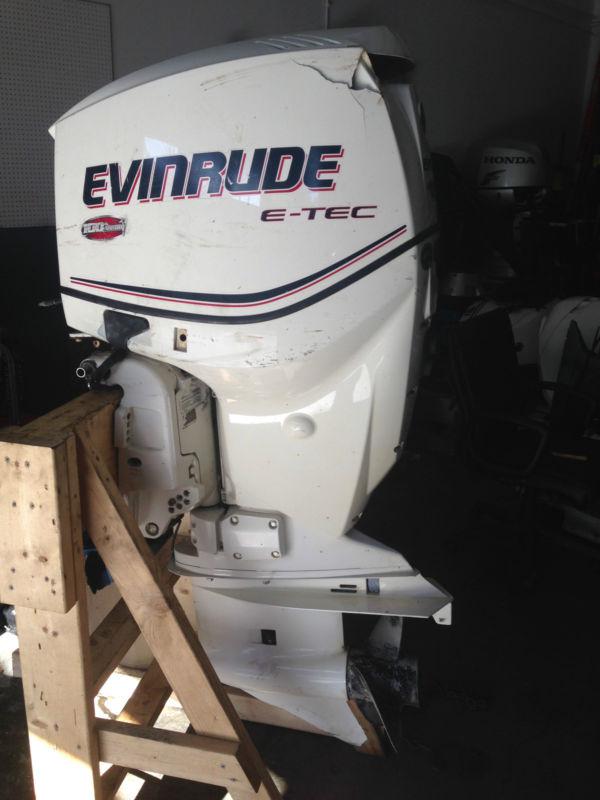 2009 evinrude etec 150 hp outboard boat motor 2-stroke johnson omc 20" prop brp 