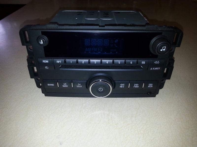 2006 2007 2008 2009 chevrolet impala malibu carlo cd player radio part# 25857928