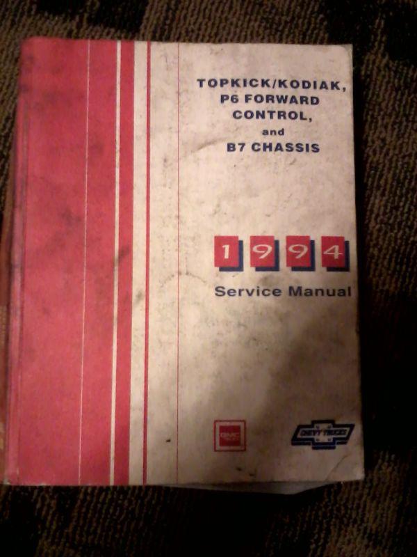 1994 chevrolet chevy kodiak / gmc topkick factory service manual