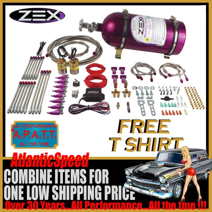 Zex small block chevy ford chrysler direct port efi  nitrous kit 75-300 hp nos