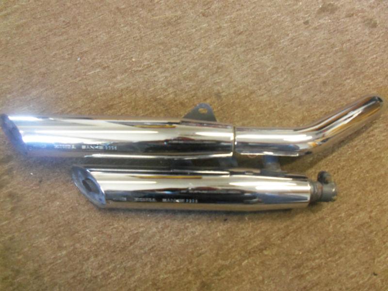  honda vf750 vf 750 magna vf750c oem right exhaust muffler pipe 94-03 r335*