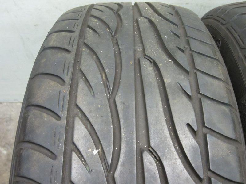 Pair of (2) 195/55r16 dunlop sp sport 3000 dsst