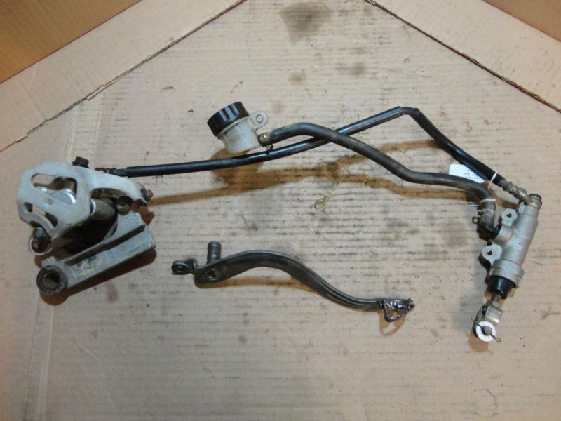 Yamaha yz80 rear brake system, yz 80