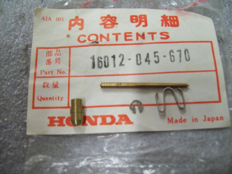 Genuine honda jet needle set z50 16012-045-670 new nos