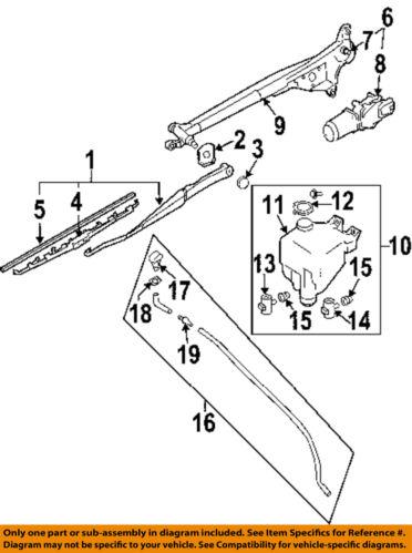 Subaru oem soa591u219 windshield wiper blade/wiper blade