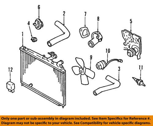 Mazda oem kl0115171a9u engine coolant thermostat/thermostat