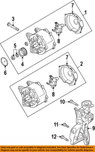 Volkswagen oem 06j903143ah alternator bracket-mount bracket