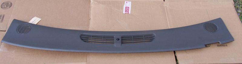 02 03 04 05 06 07 08 09 gmc envoy gray upper dash defrost vent panel trim cover 