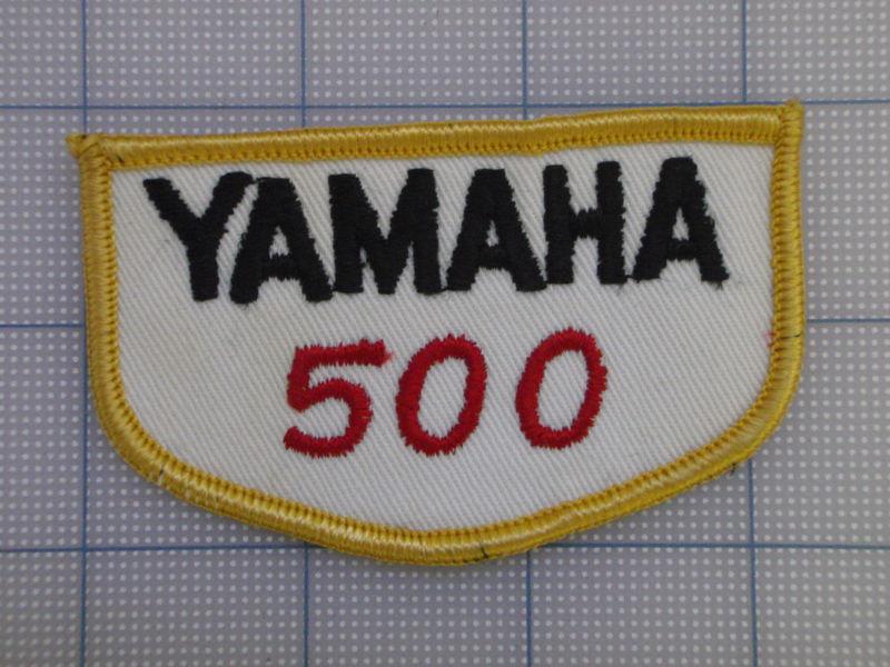 Vintage yamaha  patch 70s-80s biker motorcycle motocross birtbike yamaha 500