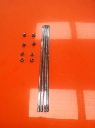 New 4 sets (16 rods 32 nuts) chrome tank rods nuts pump