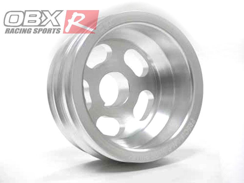 Obx underdrive crank power pulley for 95-99 nissan 240sx ka24de silver