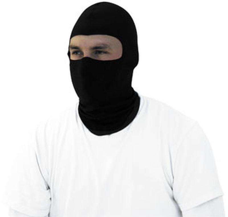 New zan cold weather adult nylon balaclava, black, osfm