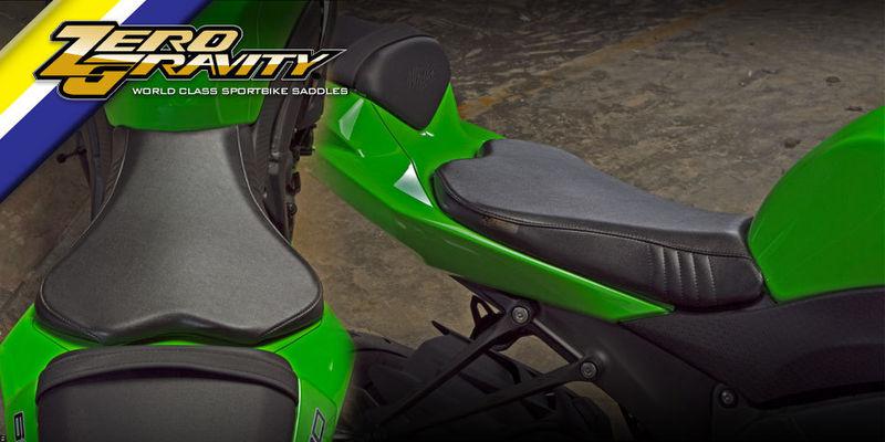 Zero gravity latigo series seat 2009 - 2012 kawasaki zx-6r 2008 - 2010 zx-10r