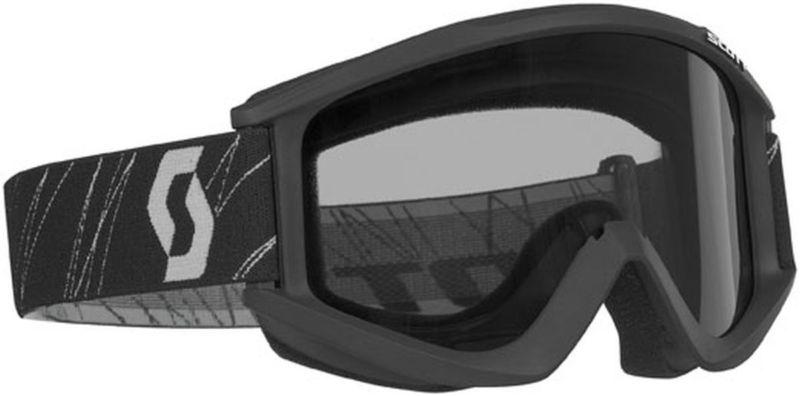 New scott recoil xi sand/dust w/ gray standard lens adult goggles,black,one size