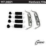 Centric parts 117.34021 front disc hardware kit