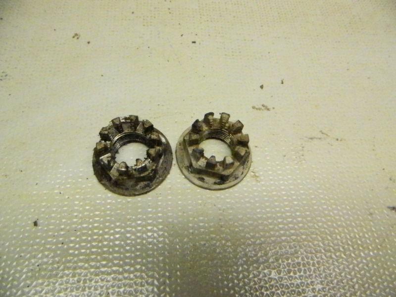 96 honda trx200 trx 200 d type ii 2 front wheel rim axle nuts