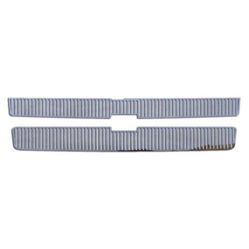 Chevy silverado hd 2500 3500 07-10 stainless ver billet front metal grille trim 