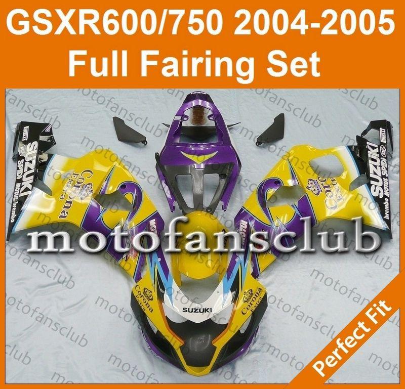 Fit suzuki gsxr 750 gsxr 600 04 05 gsx-r 2004 2005 fairing bodywork k4 #03 c