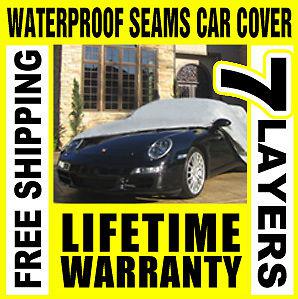 7 layer car cover indoor outdoor waterproof breathable layers fleece lining 7711