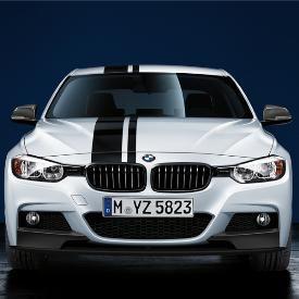 Bmw m performance sport stripes for f30 3-series