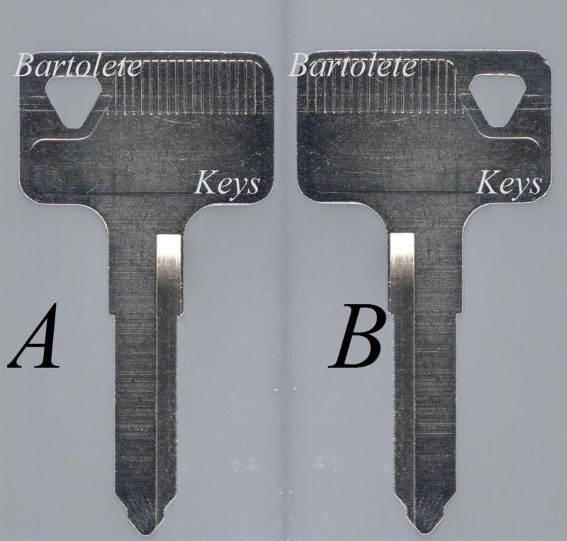 Key blank fits 1994 1995 1996 1997 1998 1999 2000 kawasaki klr 650