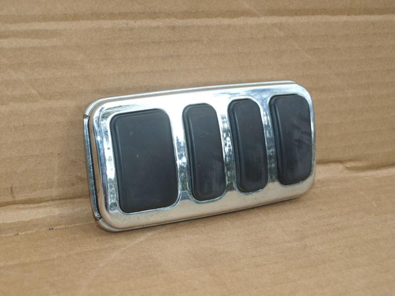 Chrome and rubber fl brake pedal cover