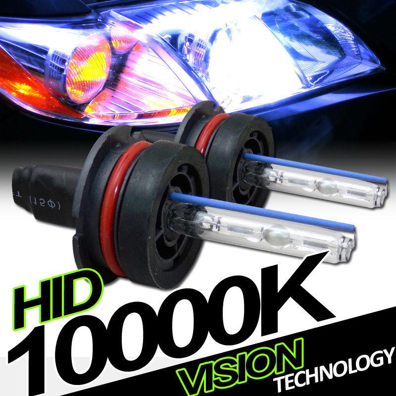 2pc 9007/hb5 bulb 10000k xenon hid conversion kit headlight high/low beam pair 2