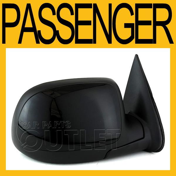 1999 2000 gmc sierra power remote mirror gloss black rh