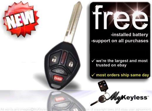 New mitsubishi combo key  entry remote 010