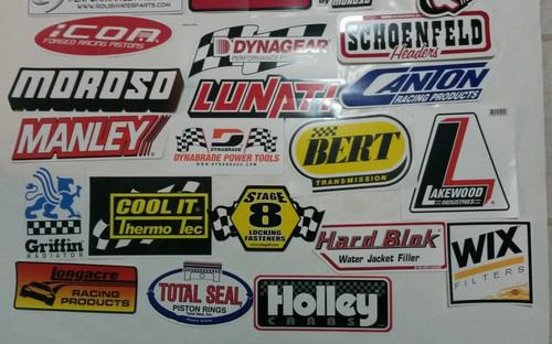 Purchase Lot Of 75 Racing Contingency NASCAR NHRA DRAG Racing Stickers ...