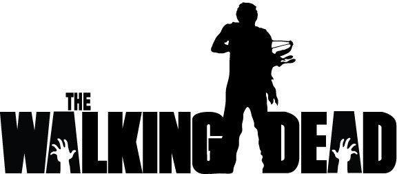 The walking dead daryl dixon - zombie car truck window vinyl decal (3" x 8")