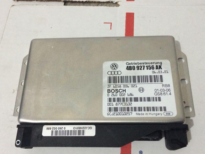 Audi quattro 00 01 a6 a4 s6 2.8 transmission computer module tcu tcm 4b0927156ak