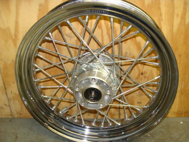 (z) harley davidson new take off 16" wheel rim 43085-97 spoke chrome