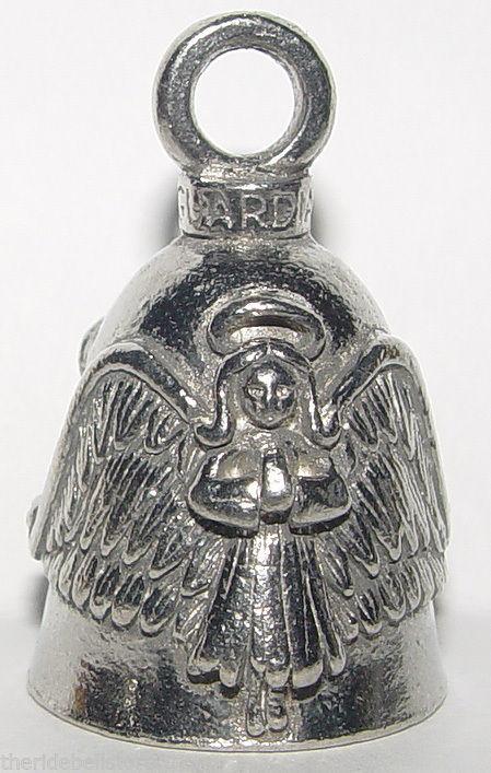 Winged angel guardian ride bell for motorcycle halo's