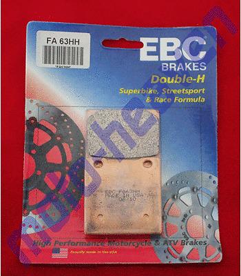 Suzuki gsxr1100  ebc rear brake pads '86-'98fa63hh gsx r1100 gsxr 1100 fa63