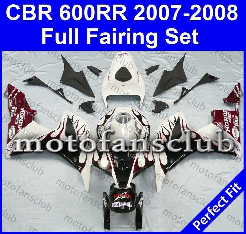 Fit honda cbr600rr 07 08 cbr 600 rr 2007 2008 fairing kit bodywork #25 c