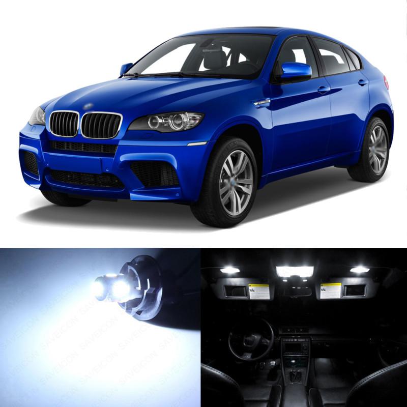 19 x error free white led interior light package for 2008-2013 bmw x6 series e71