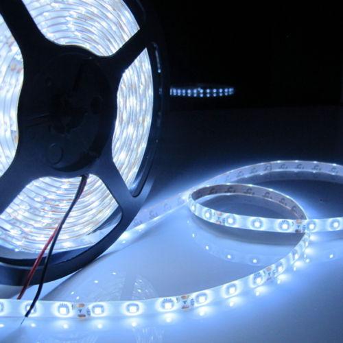 Waterproof sell white 5m 300 led light strip 3528 smd 60leds/m  