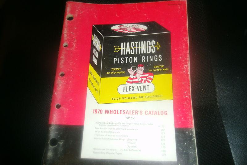 1970 hastings piston rings car truck master parts catalog manual w applications